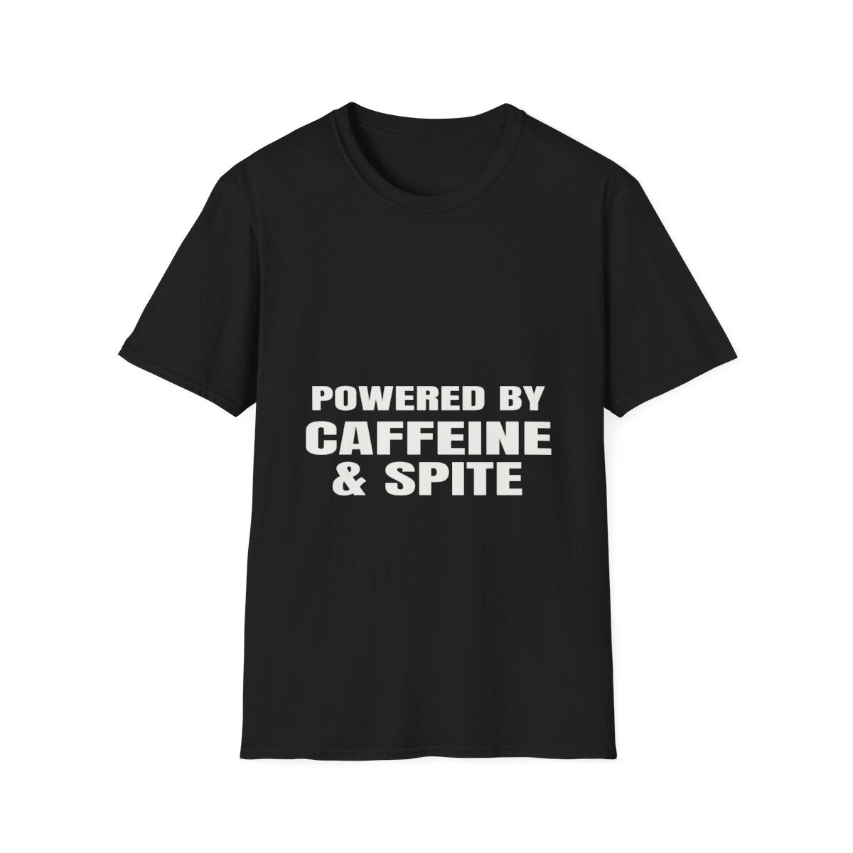 Powered By Caffeine & Spite | T-Shirt