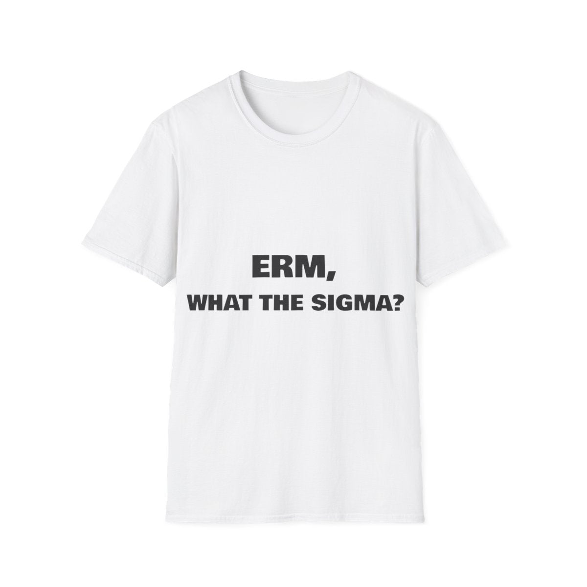 Erm, What The Sigma? | T-Shirt (white)