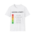 Leaving A Party, Ranked | T-Shirt (white)