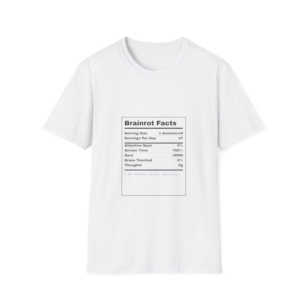 Brainrot Facts | T-Shirt (white)