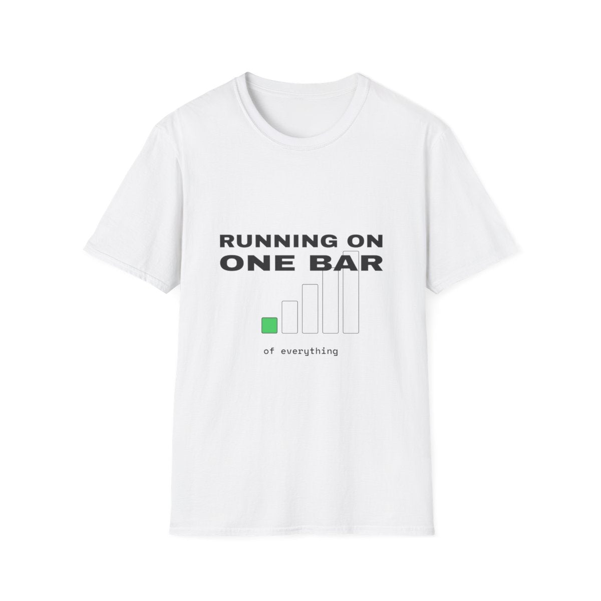 Running On One Bar | T-Shirt (white)
