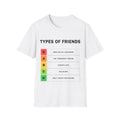 Types Of Friends, Ranked | T-Shirt (white)
