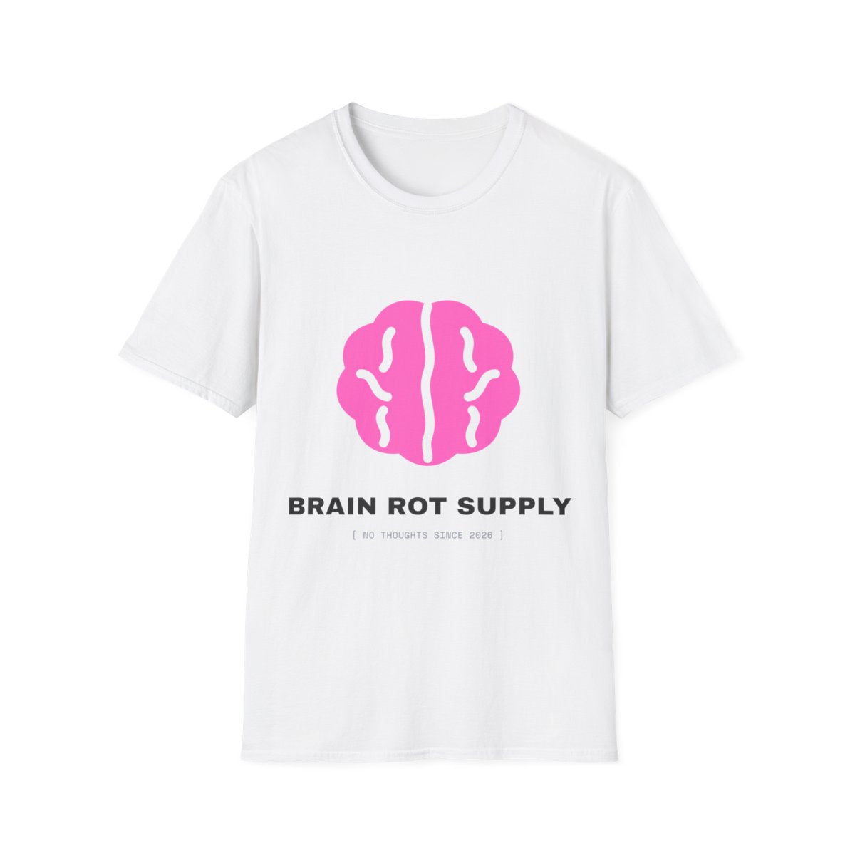 Brain Rot Supply Logo | T-Shirt (white)