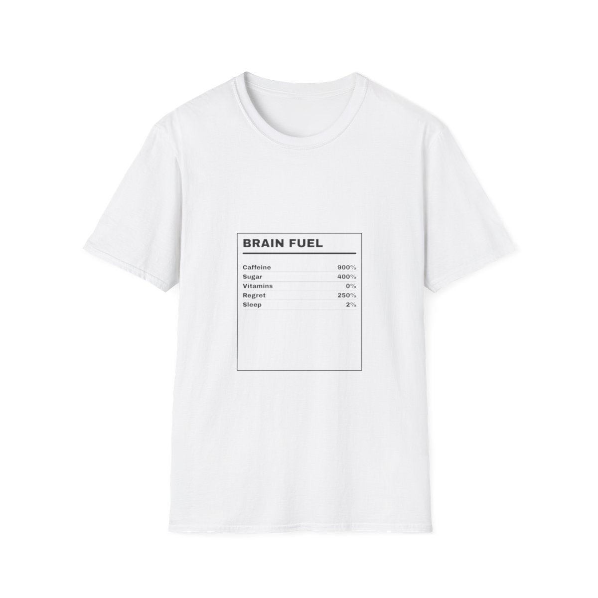Brain Fuel Facts | T-Shirt (white)